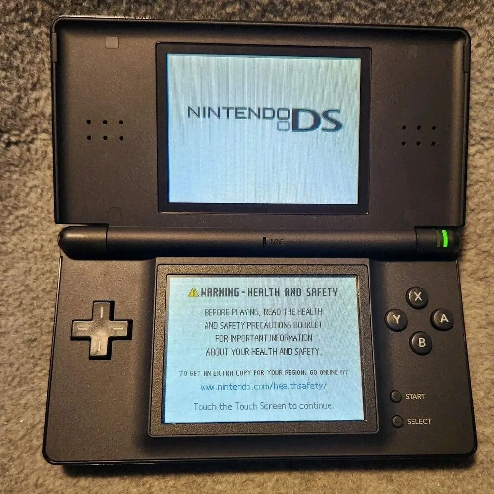 Nintendo DS Lite Console USG-001 No Charger - Onyx Black Tested